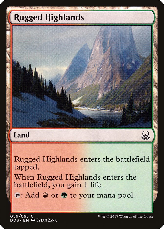 Rugged Highlands [Duel Decks: Mind vs. Might] | Gauntlet Hobbies - Angola