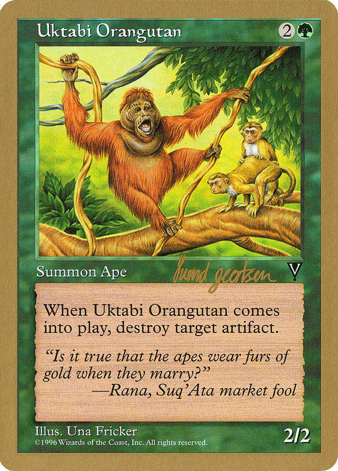 Uktabi Orangutan (Svend Geertsen) (SB) [World Championship Decks 1997] | Gauntlet Hobbies - Angola
