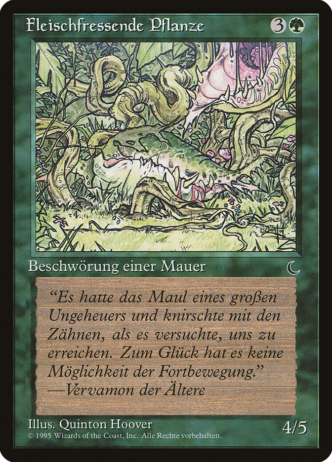 Carnivorous Plant (German) - "Fleischfressende Pflanze" [Renaissance] | Gauntlet Hobbies - Angola