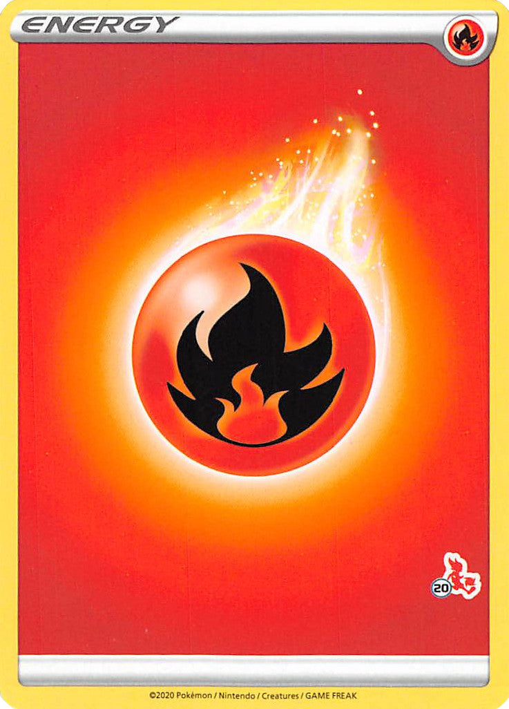 Fire Energy (Cinderace Stamp #20) [Battle Academy 2022] | Gauntlet Hobbies - Angola