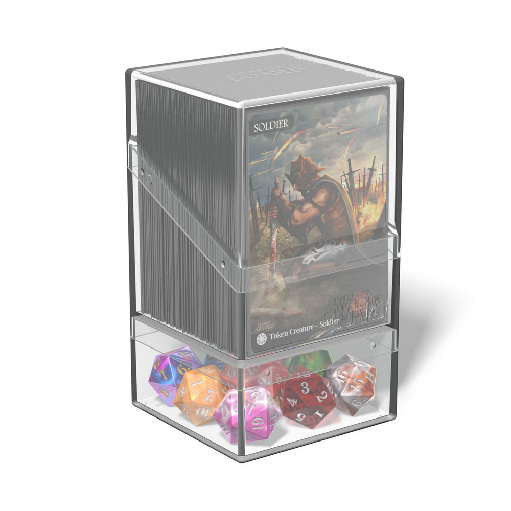 Ultimate Guard Boulder 'n' Tray 100+ - Clear