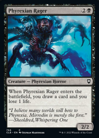 Phyrexian Rager [Commander Legends: Battle for Baldur's Gate]