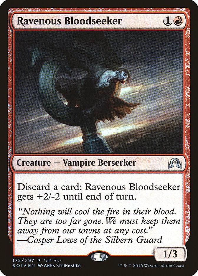 Ravenous Bloodseeker (Gift Box) [Shadows over Innistrad Promos] | Gauntlet Hobbies - Angola