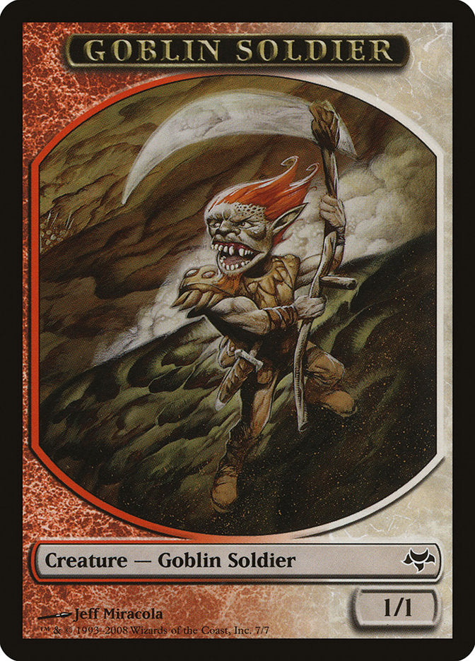Goblin Soldier Token [Eventide Tokens] | Gauntlet Hobbies - Angola