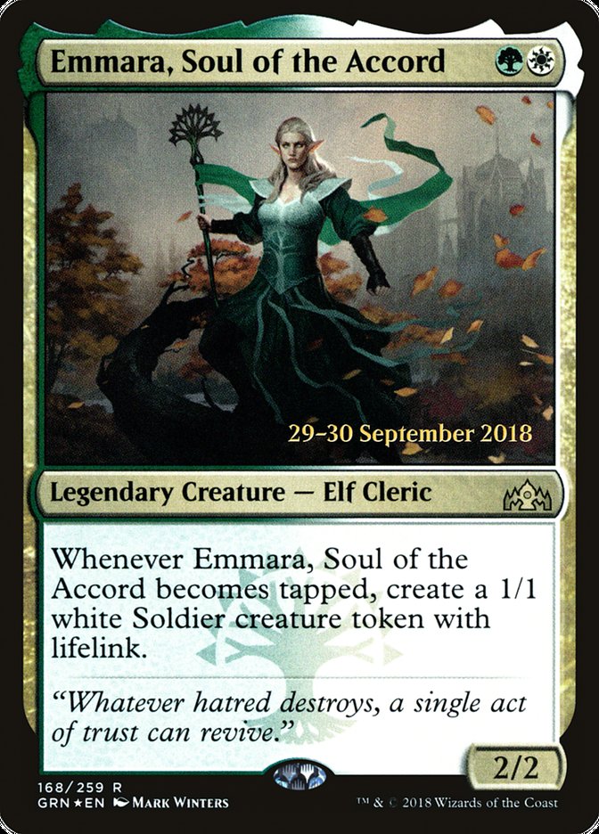 Emmara, Soul of the Accord [Guilds of Ravnica Prerelease Promos] | Gauntlet Hobbies - Angola