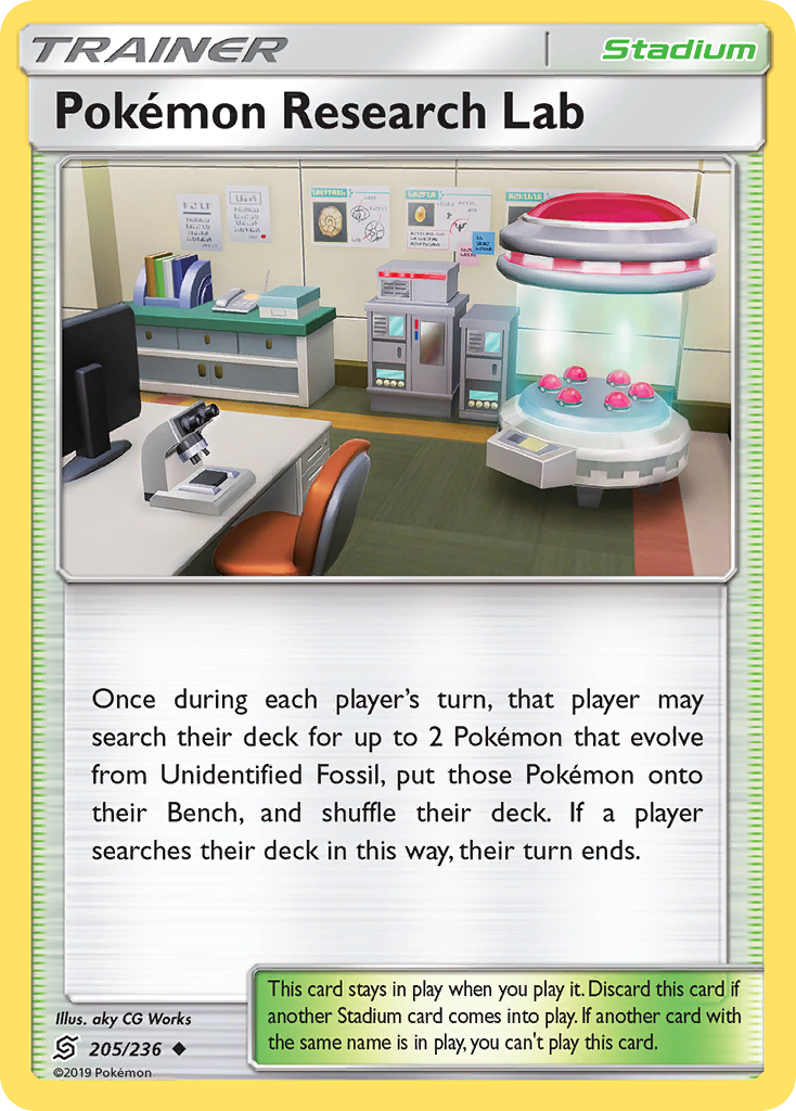 Pokemon Research Lab (205/236) [Sun & Moon: Unified Minds] | Gauntlet Hobbies - Angola