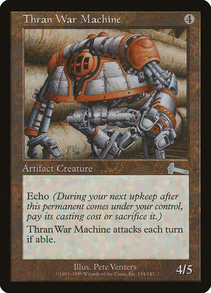 Thran War Machine [Urza's Legacy] | Gauntlet Hobbies - Angola