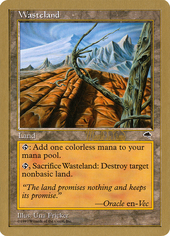 Wasteland (Mark Le Pine) [World Championship Decks 1999] | Gauntlet Hobbies - Angola