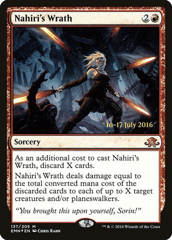 Nahiri's Wrath (Prerelease) [Eldritch Moon Promos]