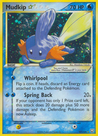 Mudkip Star (107/109) [EX: Team Rocket Returns]