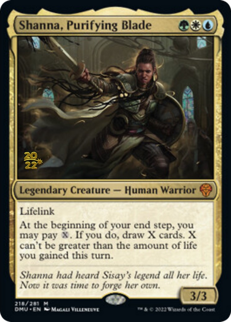 Shanna, Purifying Blade [Dominaria United Prerelease Promos] | Gauntlet Hobbies - Angola