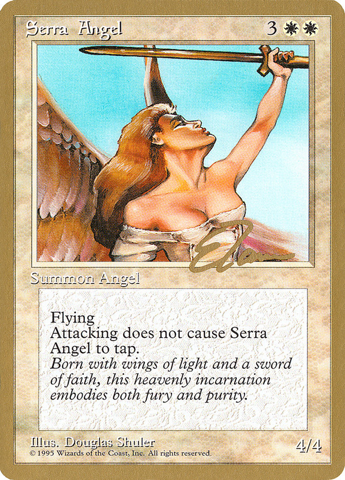 Serra Angel (Eric Tam) [Pro Tour Collector Set] | Gauntlet Hobbies - Angola