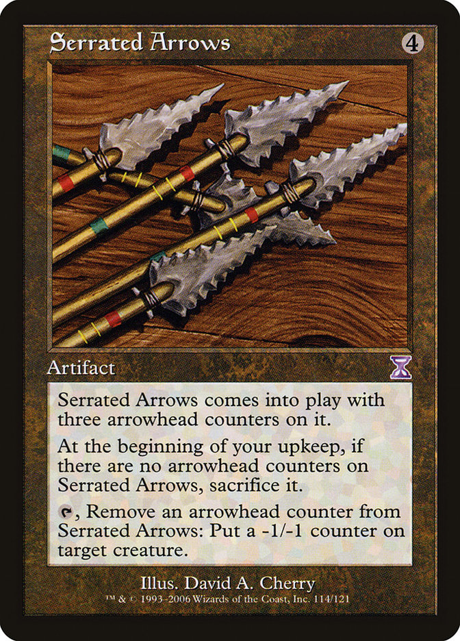 Serrated Arrows [Time Spiral Timeshifted] | Gauntlet Hobbies - Angola