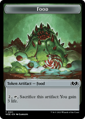 Mouse // Food (0011) Double-Sided Token [Wilds of Eldraine Tokens] | Gauntlet Hobbies - Angola