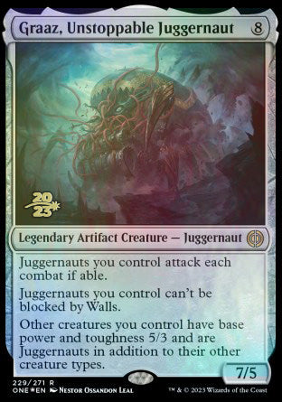 Graaz, Unstoppable Juggernaut [Phyrexia: All Will Be One Prerelease Promos] | Gauntlet Hobbies - Angola