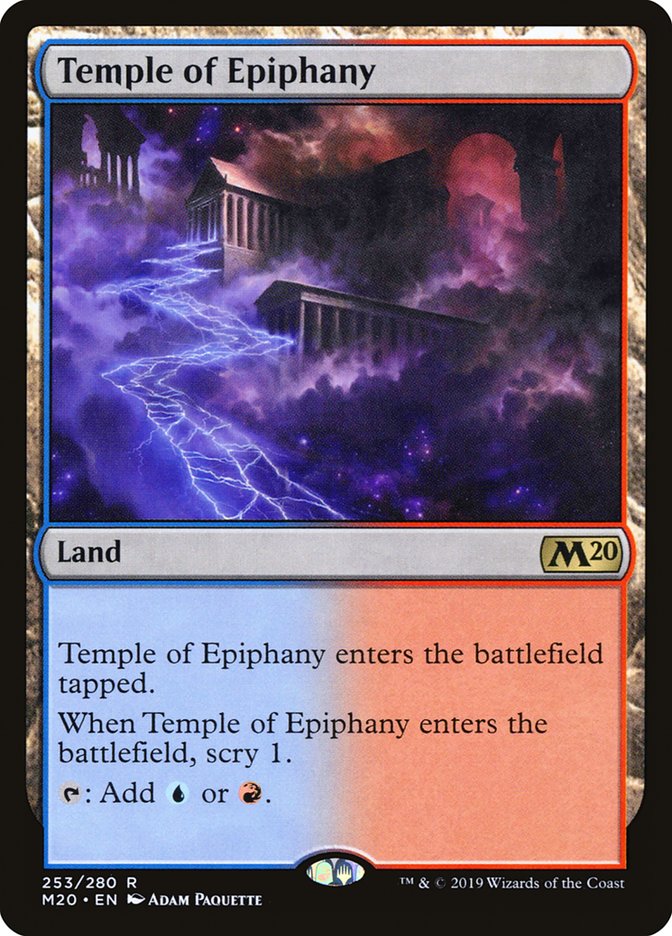 Temple of Epiphany [Core Set 2020] | Gauntlet Hobbies - Angola