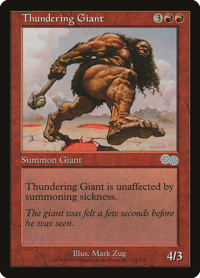 Thundering Giant [Urza's Saga] | Gauntlet Hobbies - Angola