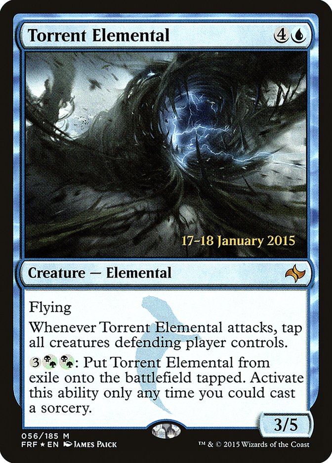Torrent Elemental [Fate Reforged Prerelease Promos] | Gauntlet Hobbies - Angola