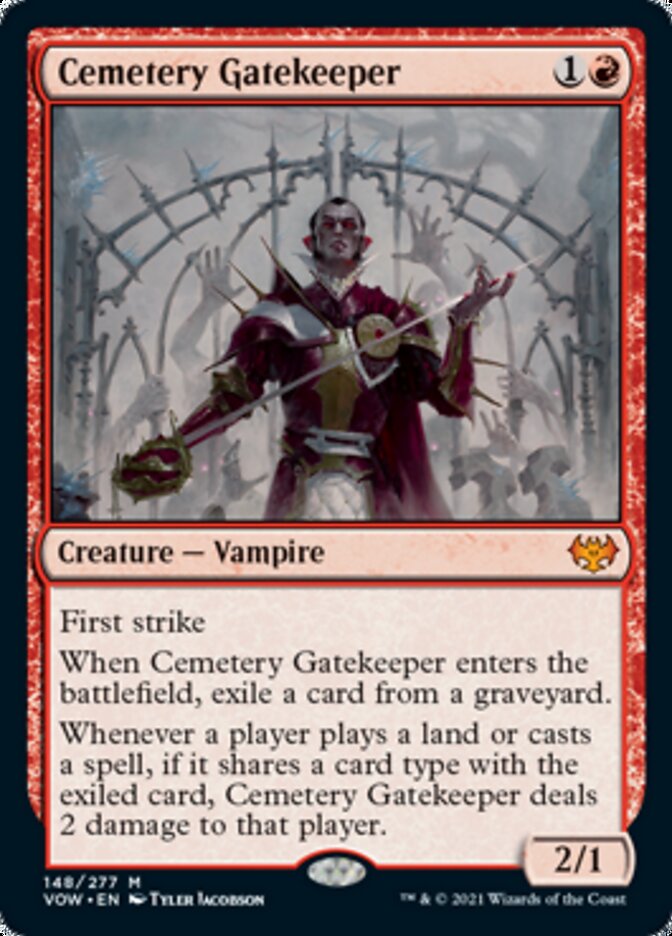 Cemetery Gatekeeper [Innistrad: Crimson Vow] | Gauntlet Hobbies - Angola