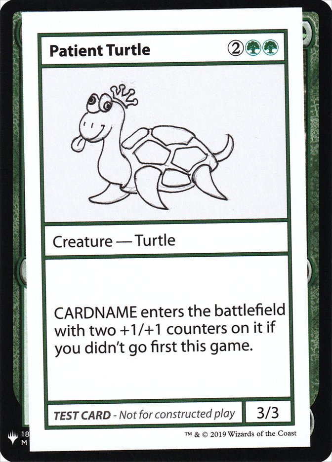 Patient Turtle [Mystery Booster Playtest Cards] | Gauntlet Hobbies - Angola