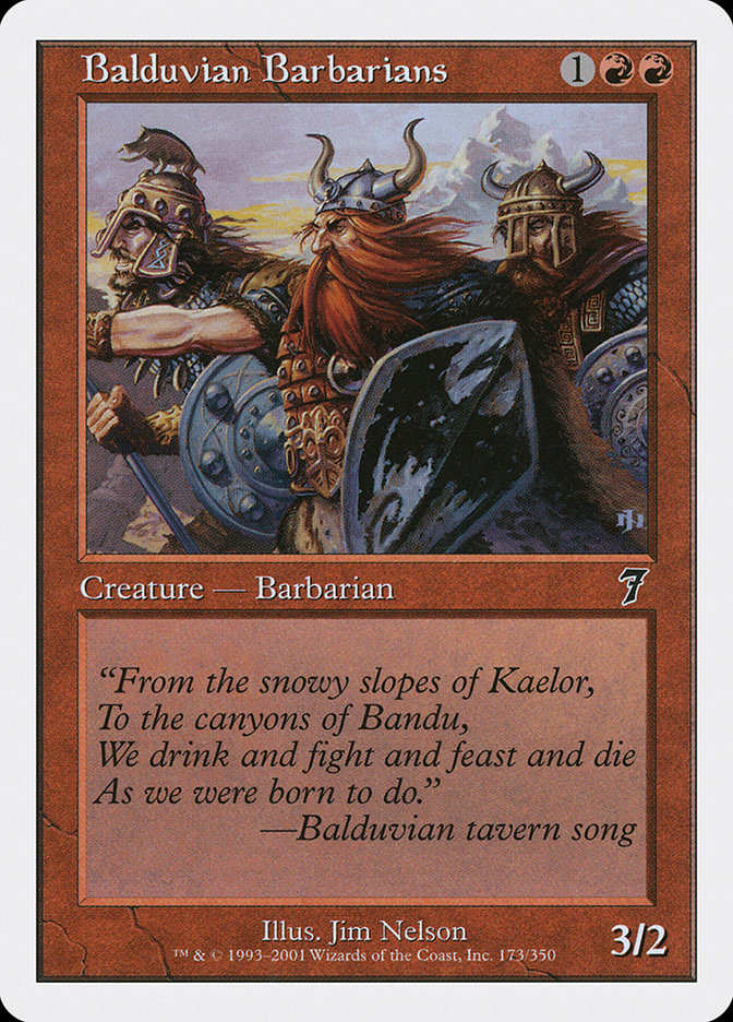 Balduvian Barbarians [Seventh Edition] | Gauntlet Hobbies - Angola