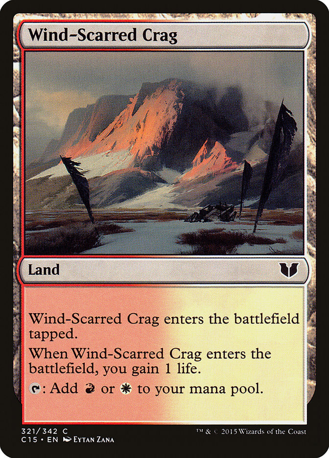 Wind-Scarred Crag [Commander 2015] | Gauntlet Hobbies - Angola