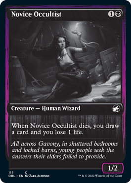 Novice Occultist [Innistrad: Double Feature] | Gauntlet Hobbies - Angola