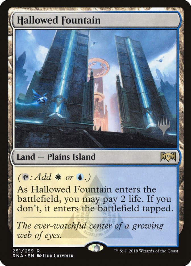 Hallowed Fountain (Promo Pack) [Ravnica Allegiance Promos] | Gauntlet Hobbies - Angola