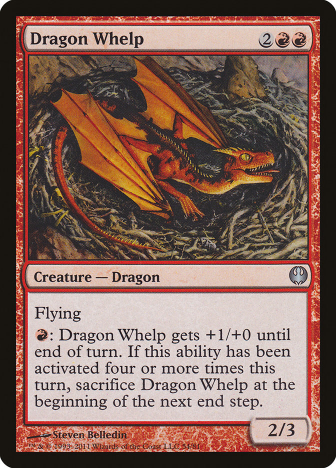Dragon Whelp [Duel Decks: Knights vs. Dragons] | Gauntlet Hobbies - Angola