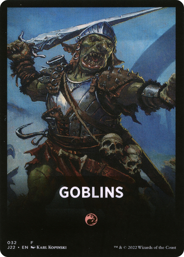 Goblins Theme Card [Jumpstart 2022 Front Cards] | Gauntlet Hobbies - Angola