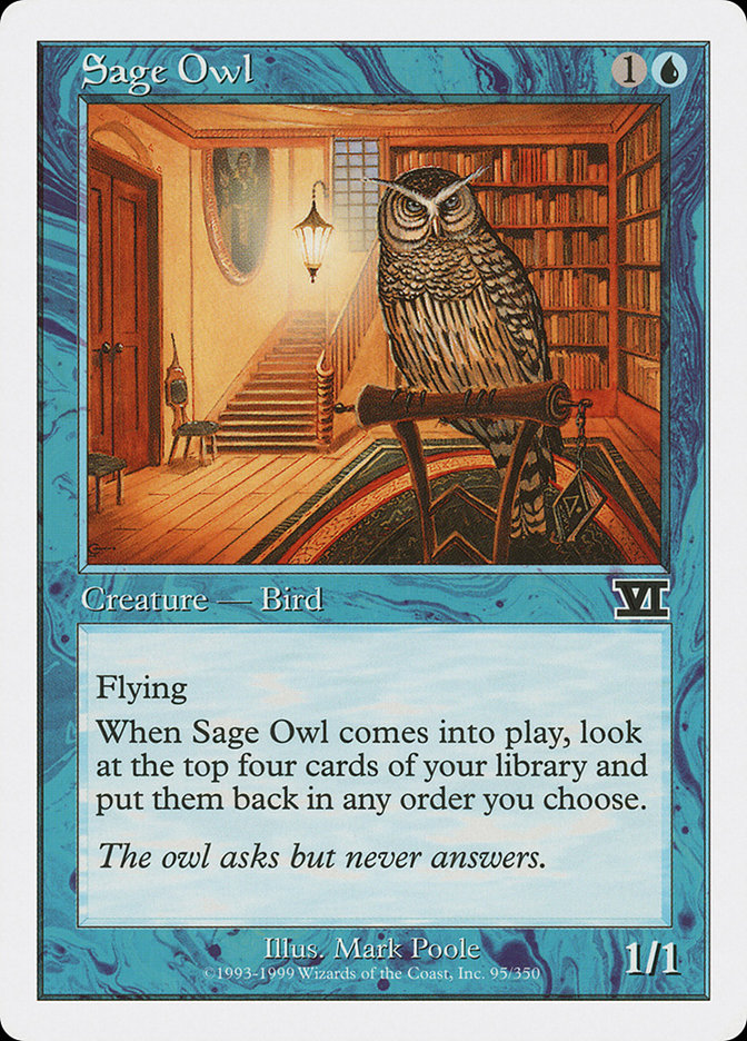 Sage Owl [Classic Sixth Edition] | Gauntlet Hobbies - Angola
