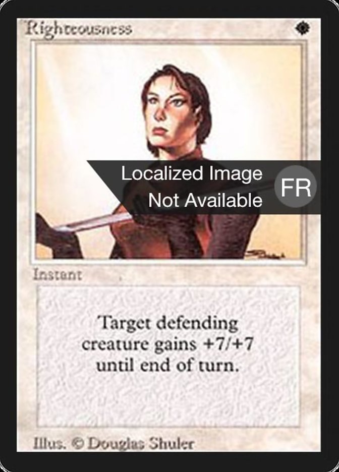 Righteousness [Foreign Black Border]