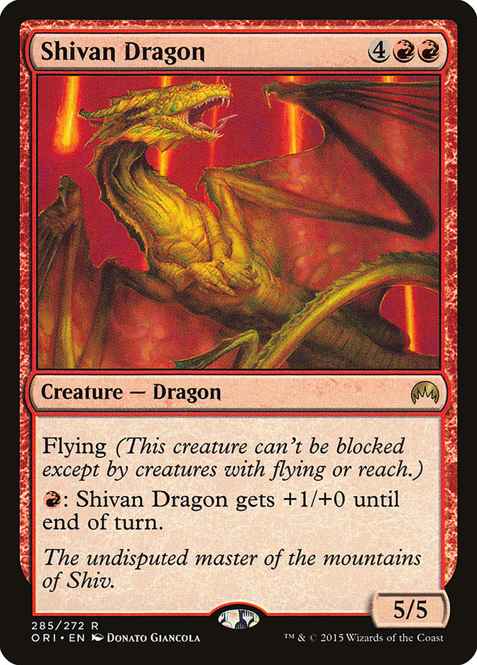 Shivan Dragon [Magic Origins] | Gauntlet Hobbies - Angola