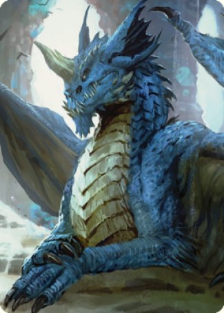 Young Blue Dragon Art Card [Commander Legends: Battle for Baldur's Gate Art Series] | Gauntlet Hobbies - Angola