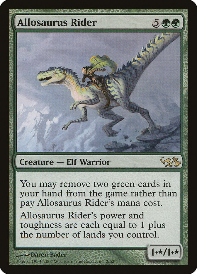 Allosaurus Rider [Duel Decks: Elves vs. Goblins] | Gauntlet Hobbies - Angola