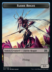 Faerie Rogue // Vampire Double-sided Token [Double Masters 2022 Tokens] | Gauntlet Hobbies - Angola