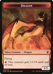 Dragon // Treasure Token [Commander Legends Tokens] | Gauntlet Hobbies - Angola