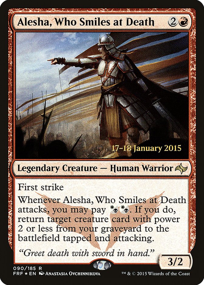 Alesha, Who Smiles at Death [Fate Reforged Prerelease Promos] | Gauntlet Hobbies - Angola