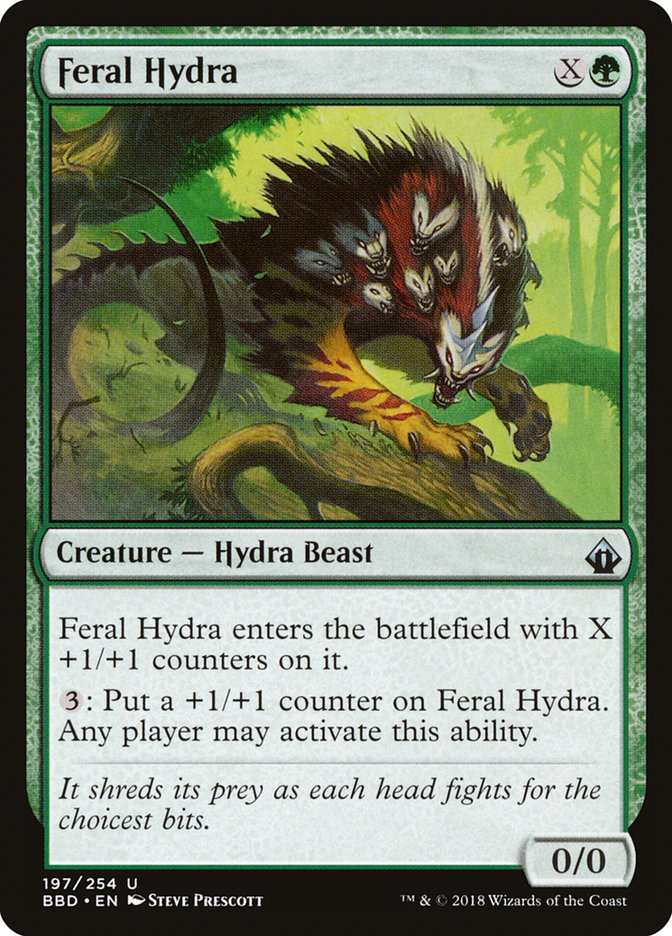 Feral Hydra [Battlebond] | Gauntlet Hobbies - Angola