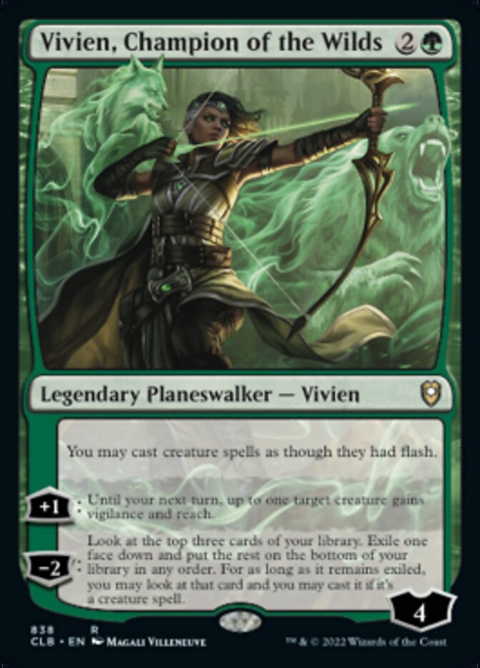 Vivien, Champion of the Wilds [Commander Legends: Battle for Baldur's Gate] | Gauntlet Hobbies - Angola