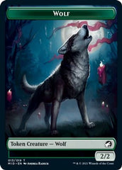 Centaur // Wolf Double-sided Token [Innistrad: Midnight Hunt Commander] | Gauntlet Hobbies - Angola