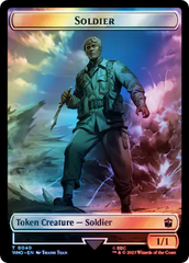 Soldier // Mutant Double-Sided Token (Surge Foil) [Doctor Who Tokens] | Gauntlet Hobbies - Angola