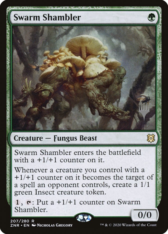 Swarm Shambler (Promo Pack) [Zendikar Rising Promos] | Gauntlet Hobbies - Angola