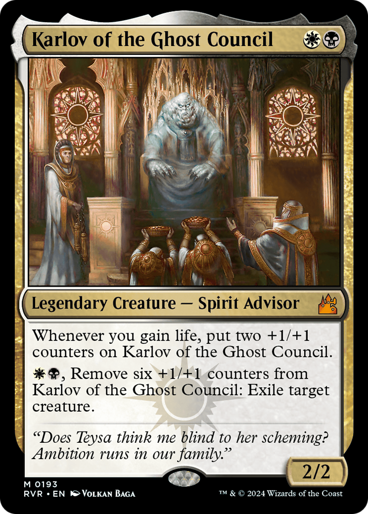 Karlov of the Ghost Council [Ravnica Remastered] | Gauntlet Hobbies - Angola