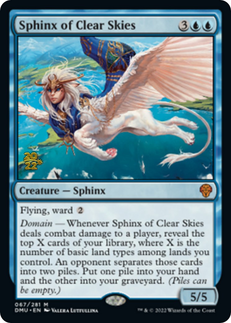 Sphinx of Clear Skies [Dominaria United Prerelease Promos] | Gauntlet Hobbies - Angola