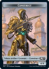 Construct // Goblin Wizard Double-sided Token [Core Set 2021 Tokens] | Gauntlet Hobbies - Angola