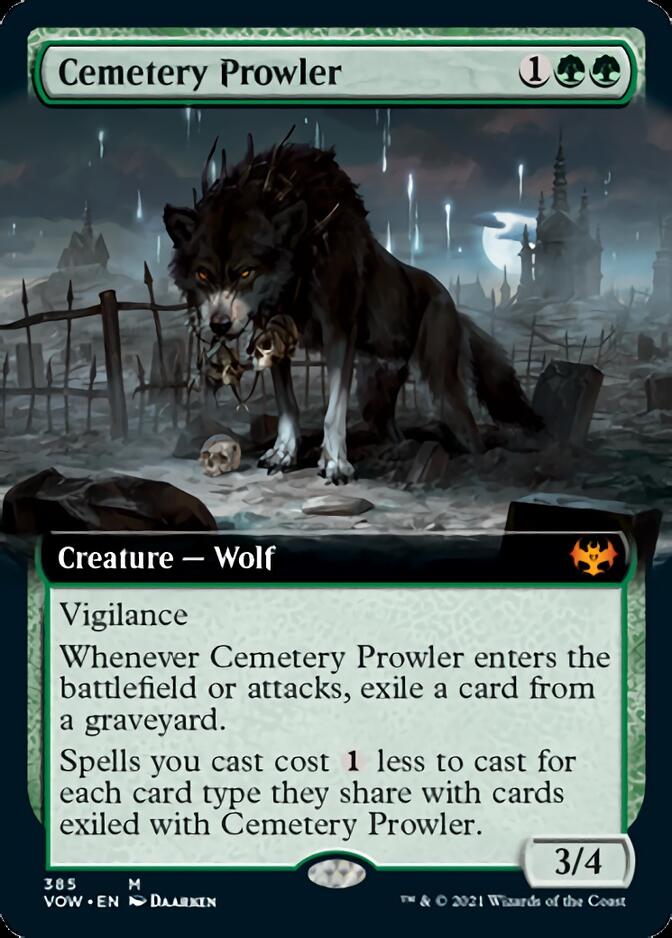 Cemetery Prowler (Extended) [Innistrad: Crimson Vow] | Gauntlet Hobbies - Angola