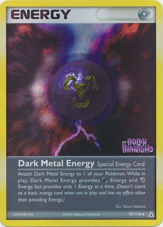 Dark Metal Energy (97/110) (Stamped) [EX: Holon Phantoms] | Gauntlet Hobbies - Angola