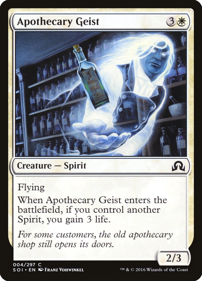 Apothecary Geist [Shadows over Innistrad] | Gauntlet Hobbies - Angola