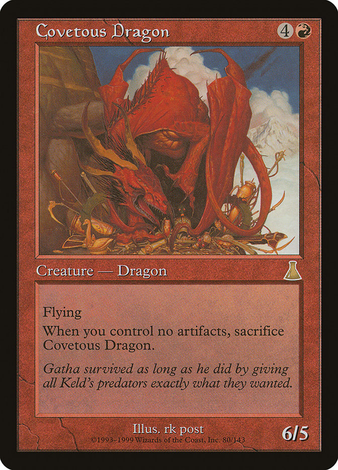 Covetous Dragon [Urza's Destiny] | Gauntlet Hobbies - Angola